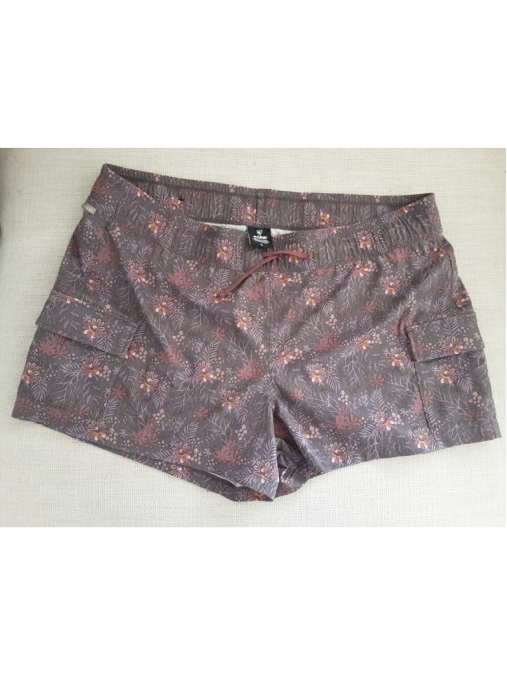 KÜHL-Kruiser Getaway Shorts Mauve Woodland Sz Large NWOT
